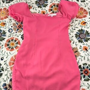 For Love And Lemons Vibrant Pink Dress